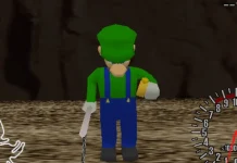 luigi encontrado em jogo da sega banner