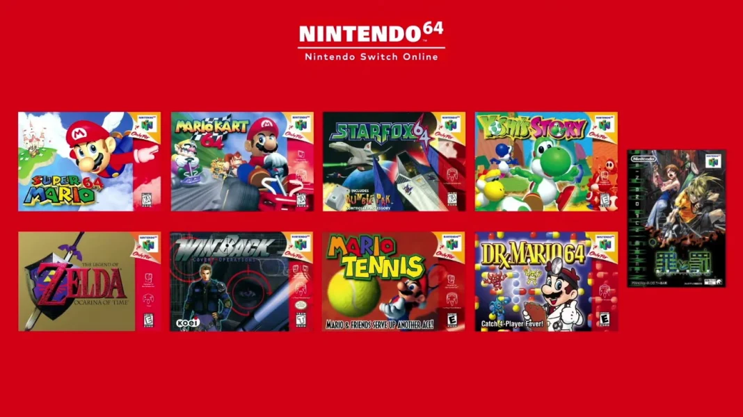 Jogos para N64 no Switch