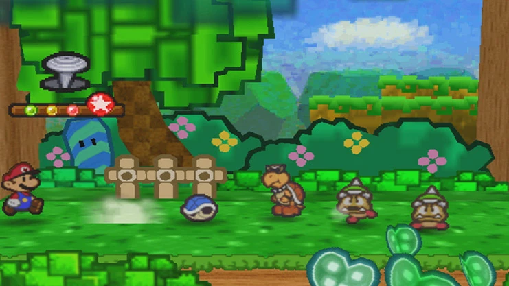 cena de paper mario nintendo 64