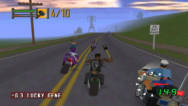 cena de road rash 64