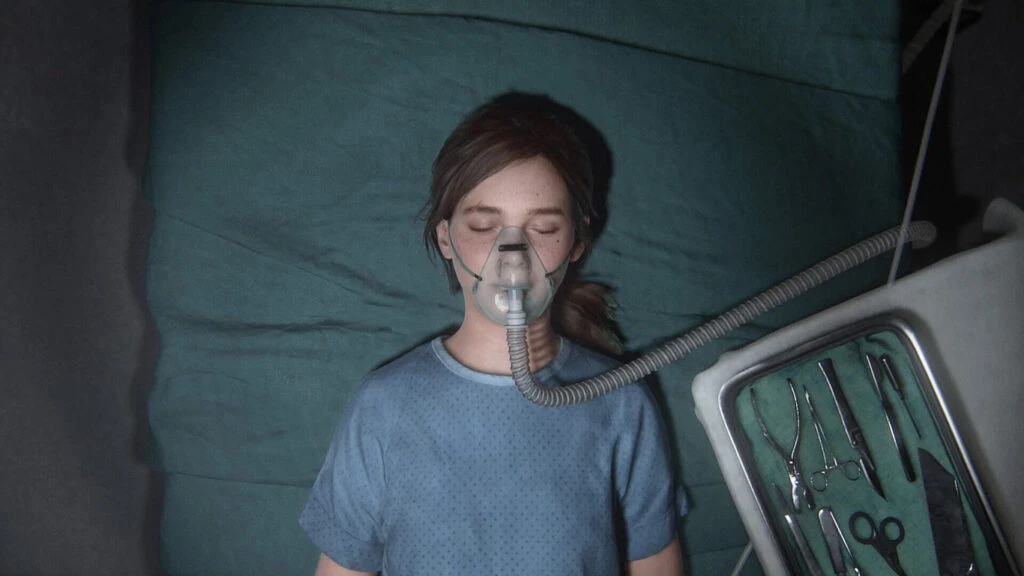 ellie mesa de cirurgia the last of us 2