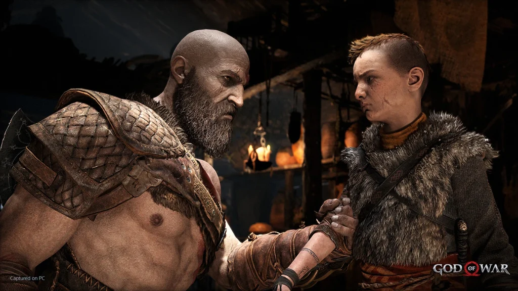 kratos e atreus god of war pc