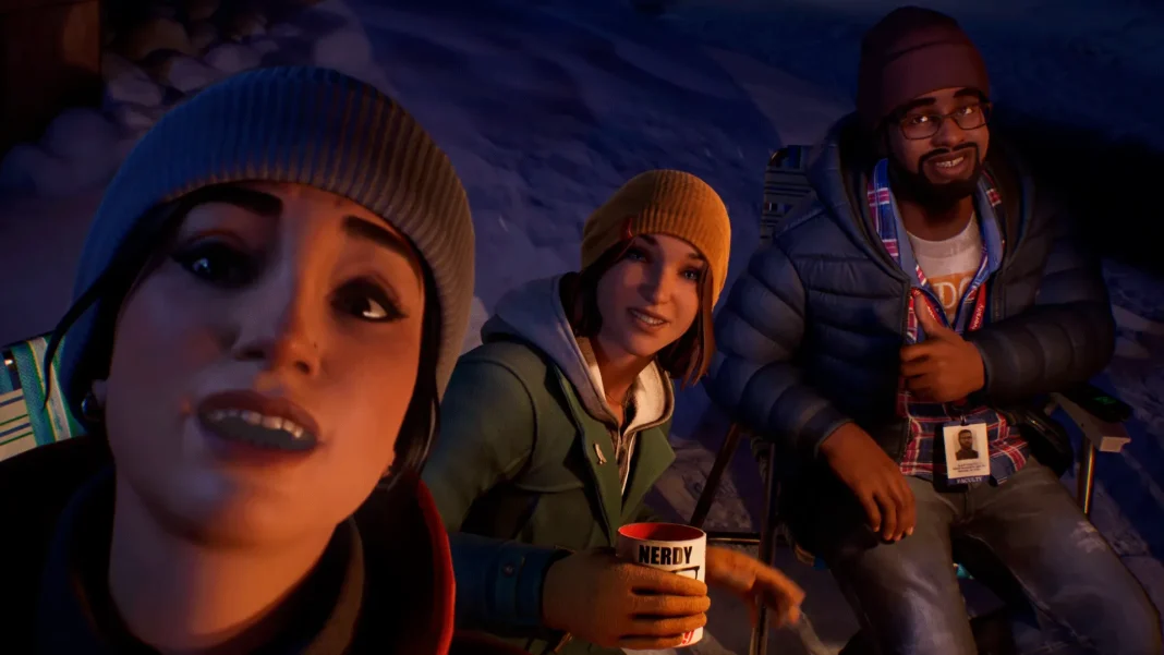 Max e amigos em Life is Strange Double Exposure