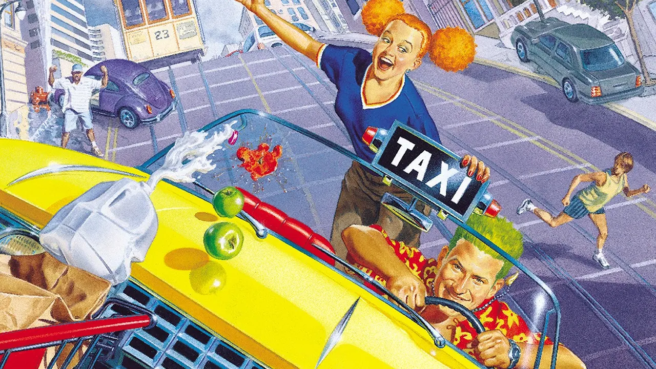crazy taxi arcade dreamcast banner